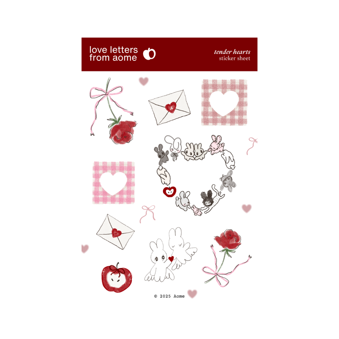 Tender Hearts Sticker Sheet image 0