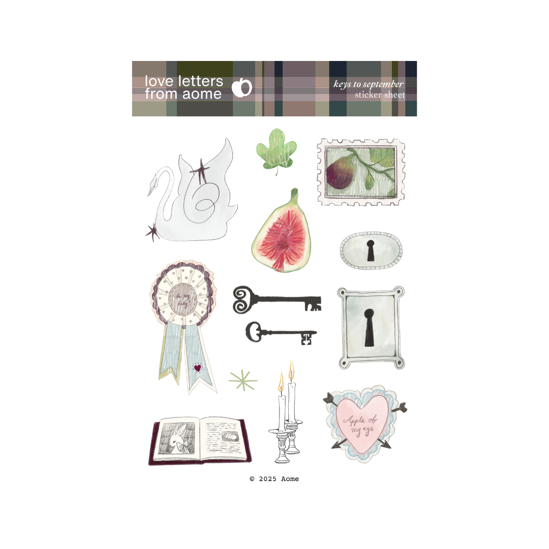 Keys to September Sticker Sheet