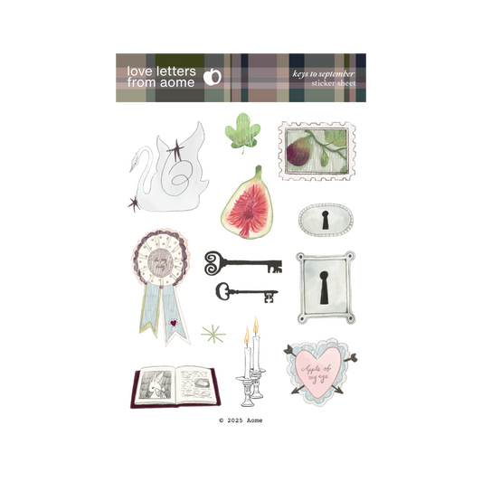Keys to September Sticker Sheet