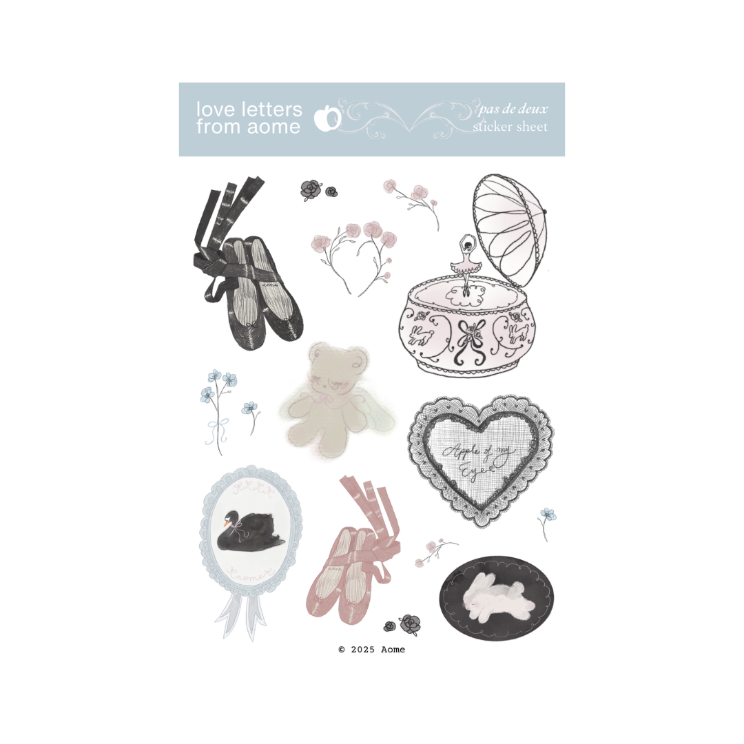 Pas de Deux Sticker Sheet