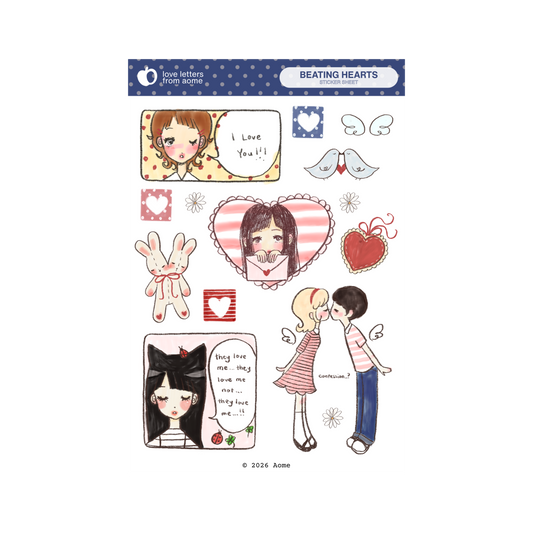 Beating Hearts Sticker Sheet