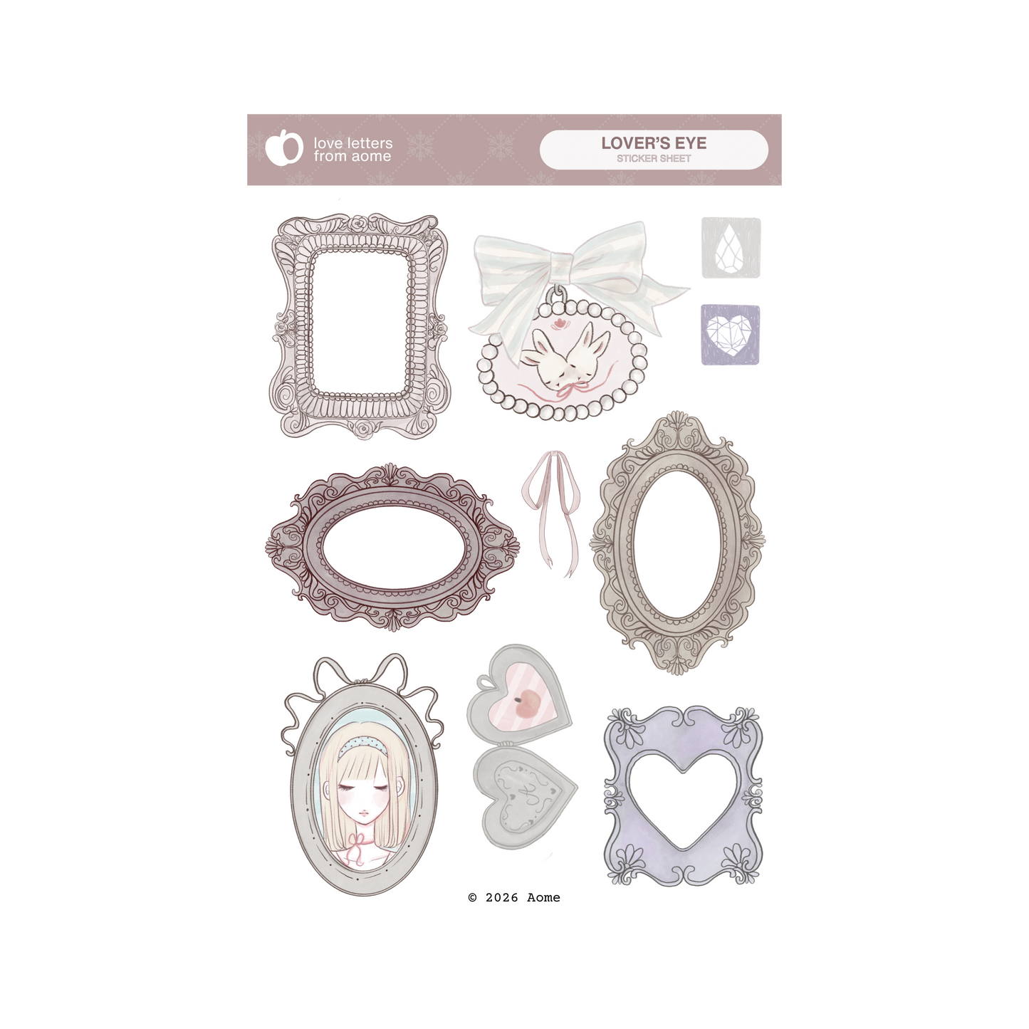 Lover's Eye Sticker Sheet