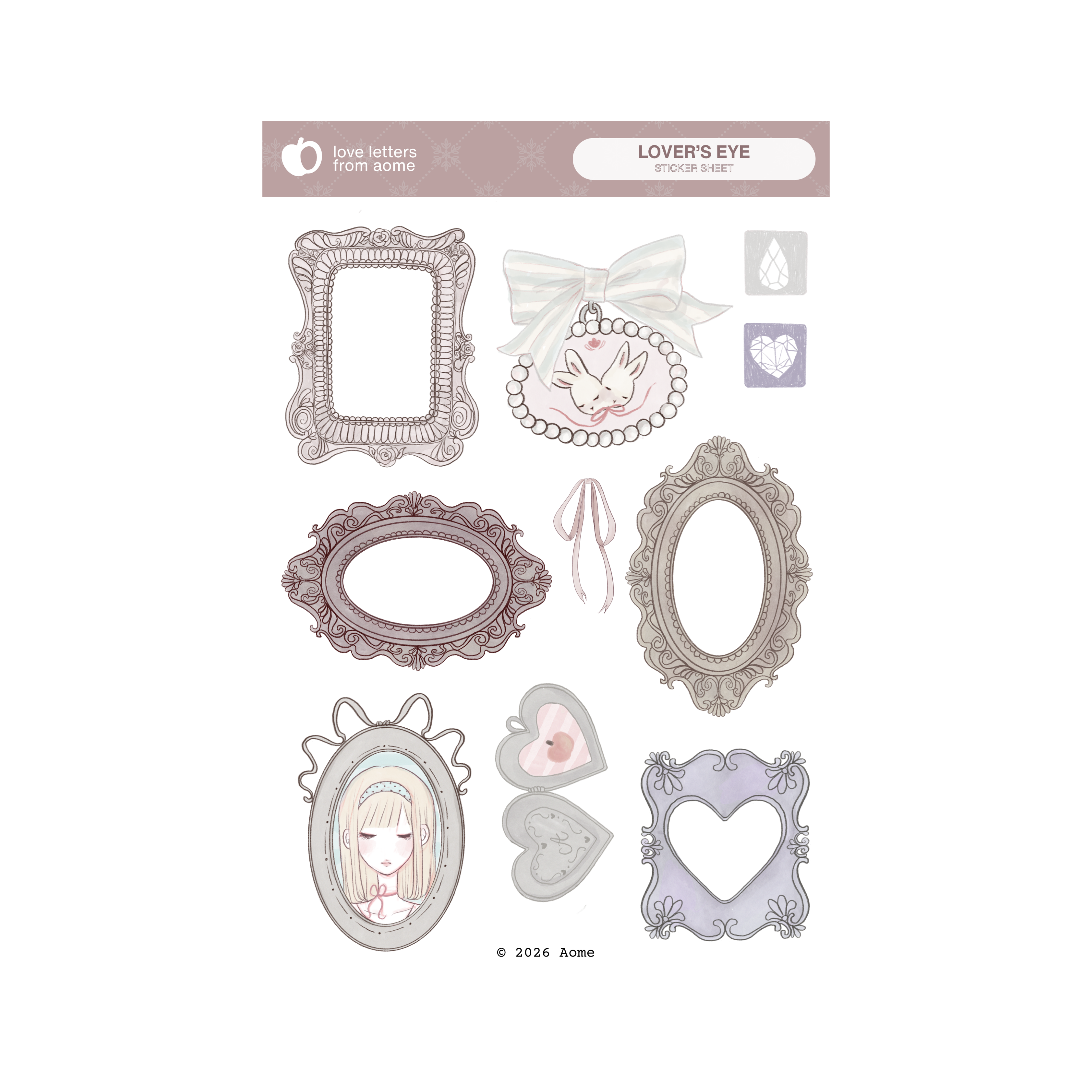 Lover's Eye Sticker Sheet
