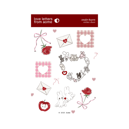Tender Hearts Sticker Sheet image 0