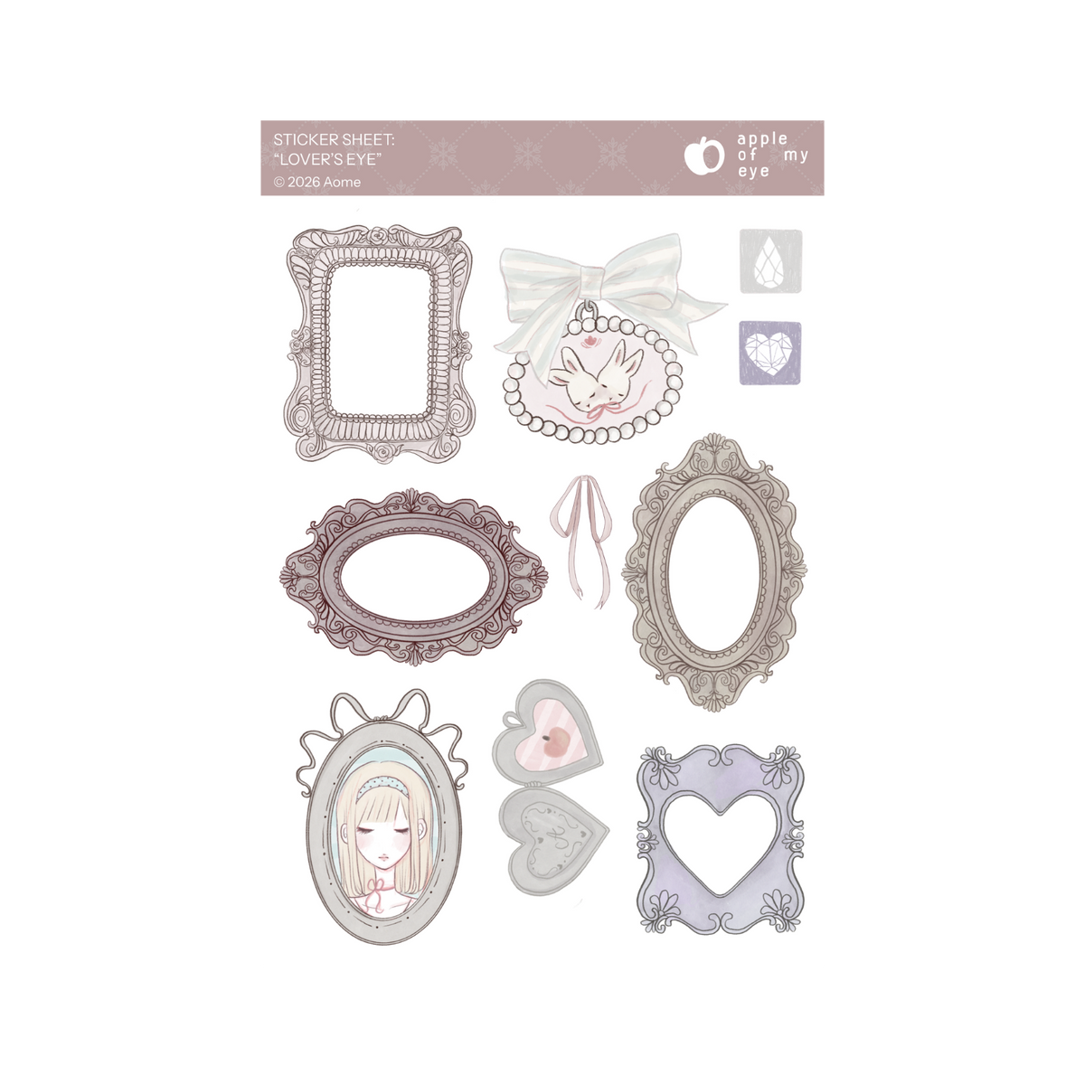 "Lover's Eye" Sticker Sheet