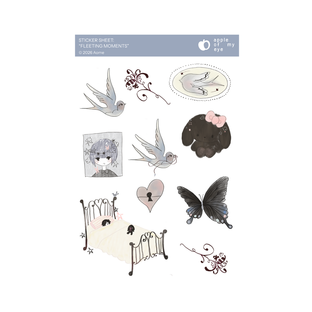 "Fleeting Moments" Sticker Sheet