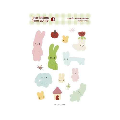 Bunny House Sticker Sheet image 0