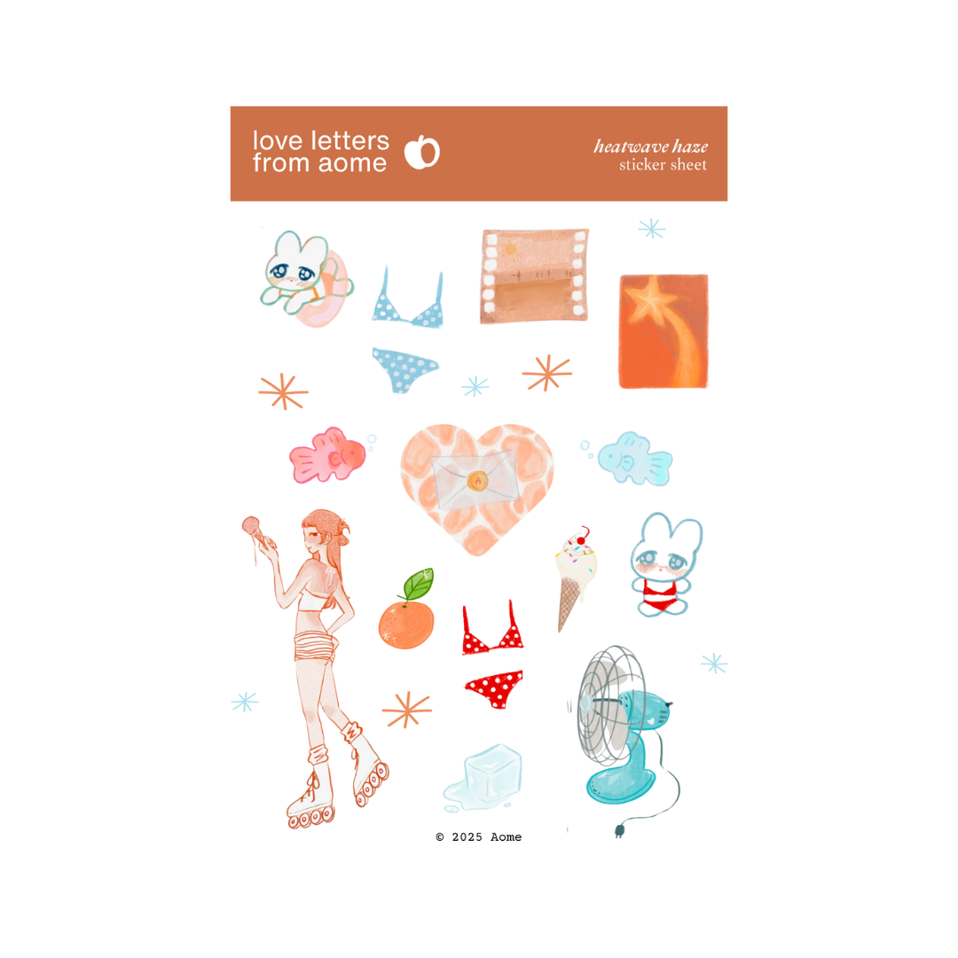 Heatwave Haze Sticker Sheet image 0