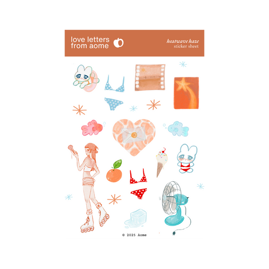Heatwave Haze Sticker Sheet image 0