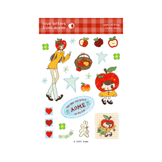 Apple Picking Sticker Sheet