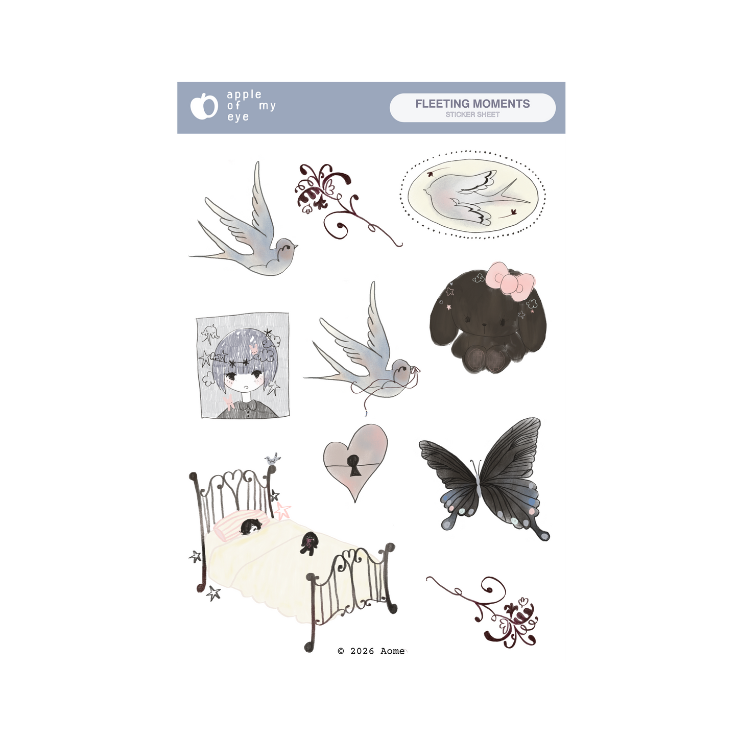 Fleeting Moments Sticker Sheet